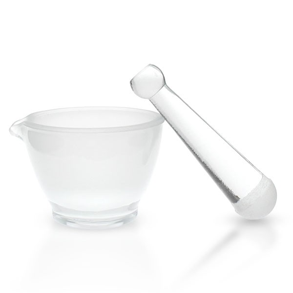 Mörser & Pistill  ø80mm, raue Oberfläche