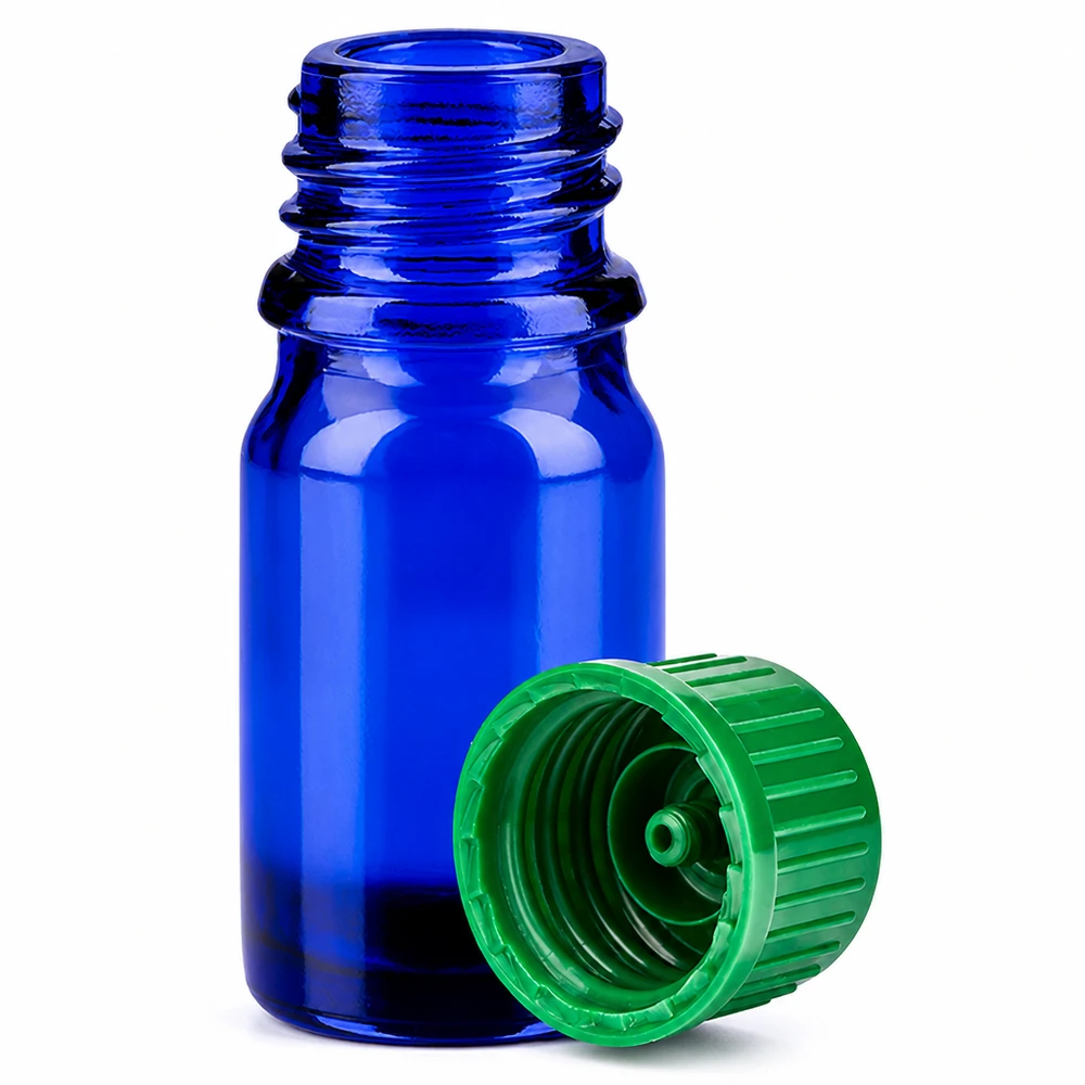 Pharmaqualität 5ml Flasche 11mm SV grün STD BlueLine UT18/5 für Medikamente