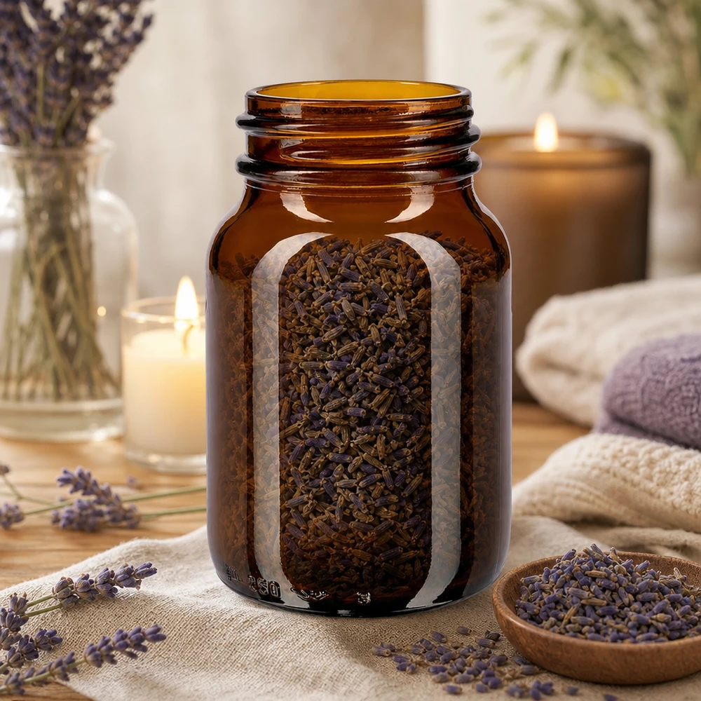 250ml Weithalsflasche Braunglas Apotheker-Braunglasflasche 250ml mit weitem Hals ideal für DIY-Kosmetik und Naturprodukte