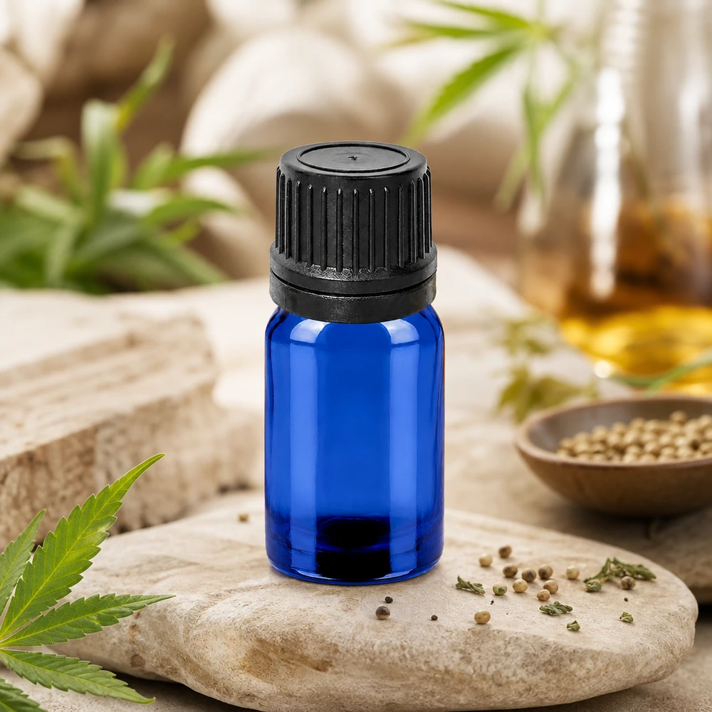 5ml Tropfflasche 1mm schwarz Originalitätsverschluss BlueLine UT18/5 Kleine Tropfflasche 5ml mit schwarzem Originalitätsverschluss für pharmazeutische Anwendungen