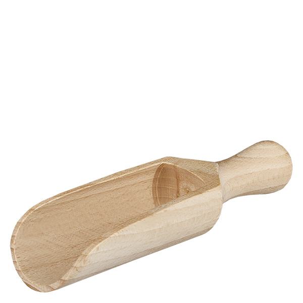 Holzschaufel Grösse M halbrunde Form - 140mm lang Holzschaufel Größe M halbrund 14cm lang aus natürlichem Holz für Küche und Haushalt