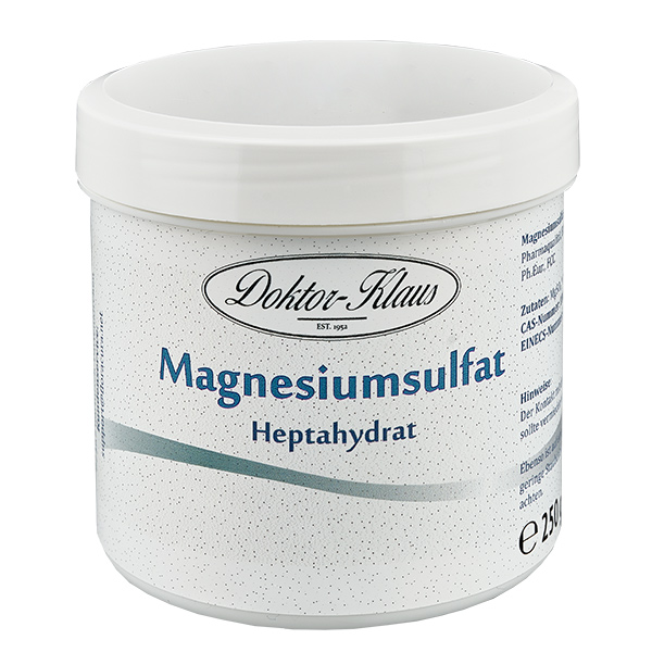 Magnesiumsulfat (7-hydrat) 250g Doktor-Klaus Magnesiumsulfat (7-hydrat) 250g Doktor-Klaus