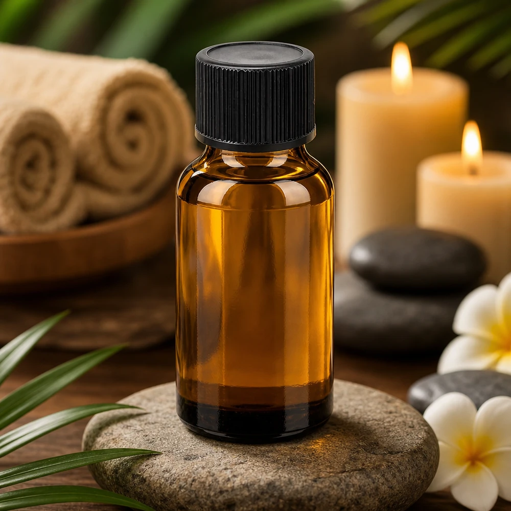 20ml Tropfspender aus dunklem Glas mit schwarzer Kappe für lichtempfindliche Substanzen