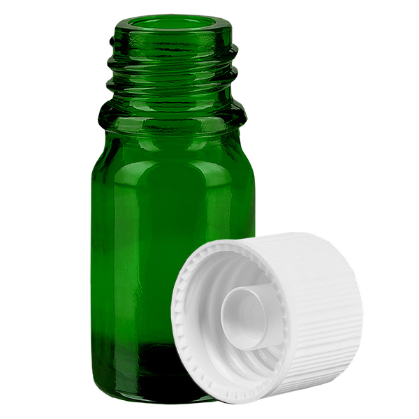 5ml Flasche 11mm Schraubverschluss weiß Standard GreenLine UT18/5 5ml Flasche 11mm Schraubverschluss weiß Standard GreenLine UT18/5