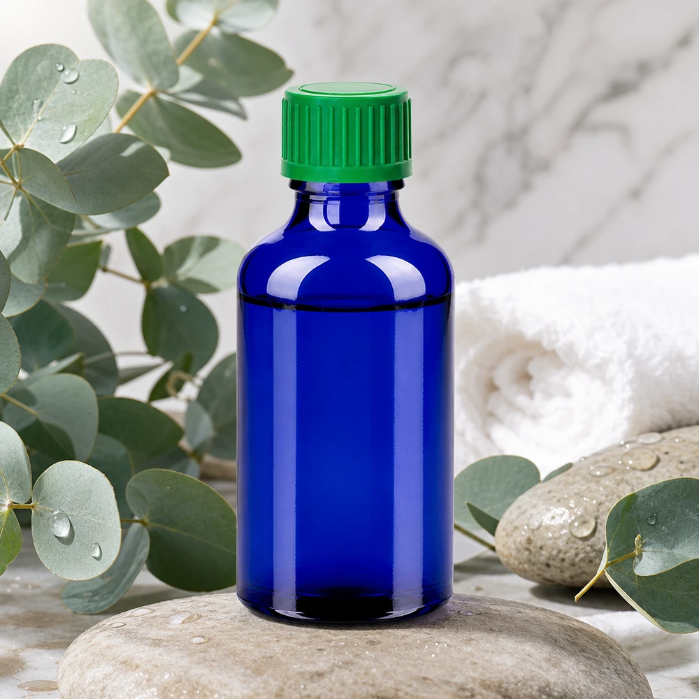 Kleine Tropfflasche 50ml BlueLine Serie mit 0.8mm Öffnung für punktgenaue Dosierung