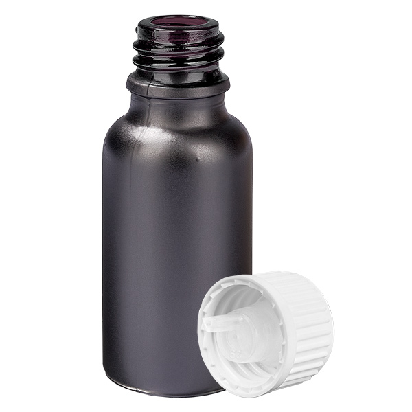 20ml Tropfflasche 0.9mm weiß Standardverschluss BlackLine UT18/20