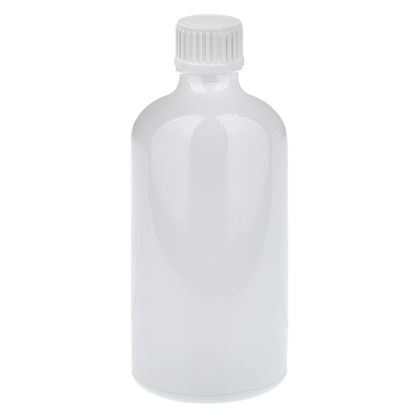 100ml Tropfflasche 0.9mm weiß Standardverschluss WhiteLine UT18/100