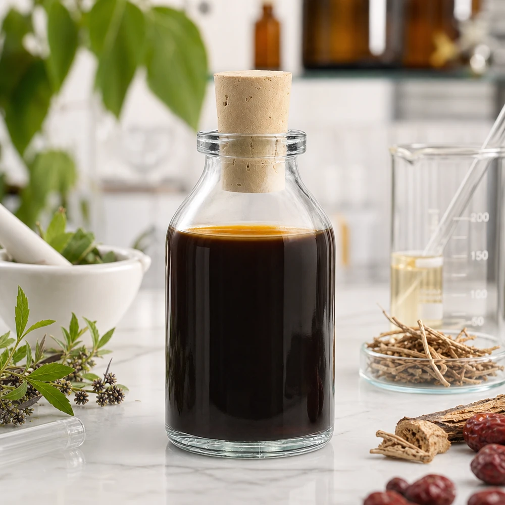 Flasche Klarglas 20ml mit Korken 11/14mm Kompakte Korkenflasche aus Klarglas 20ml für Kräutermedizin und Naturprodukte