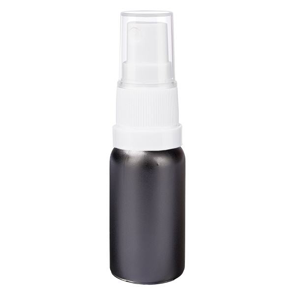 20ml Sprayflasche mit weißem Verschluss BlackLine UT18/20 20ml Sprayflasche mit weißem Verschluss BlackLine UT18/20