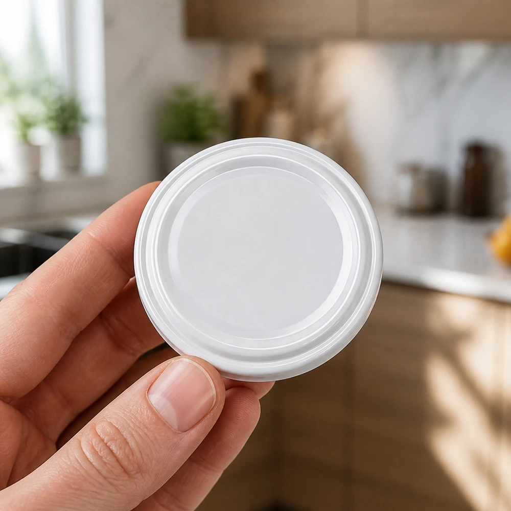 UNiTWIST TO43 Konservendeckel weiss mit BioSeal Dichtungsring lebensmittelsicher