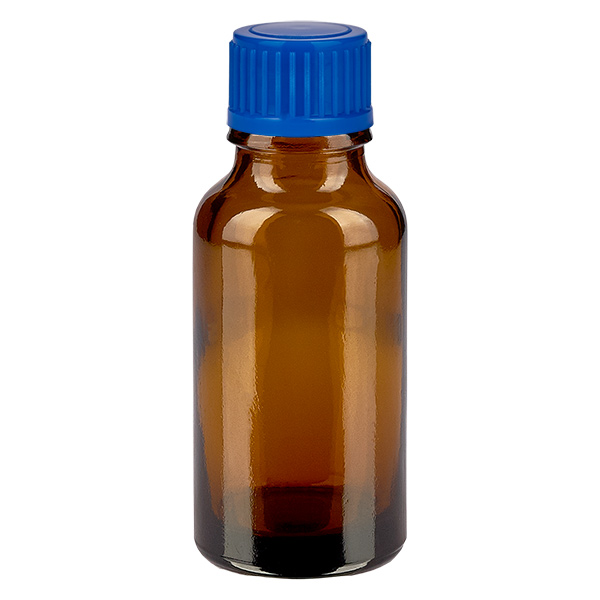 20ml Flasche 11mm Schraubverschluss blau Standard BrownLine UT18/20 20ml Flasche 11mm Schraubverschluss blau Standard BrownLine UT18/20