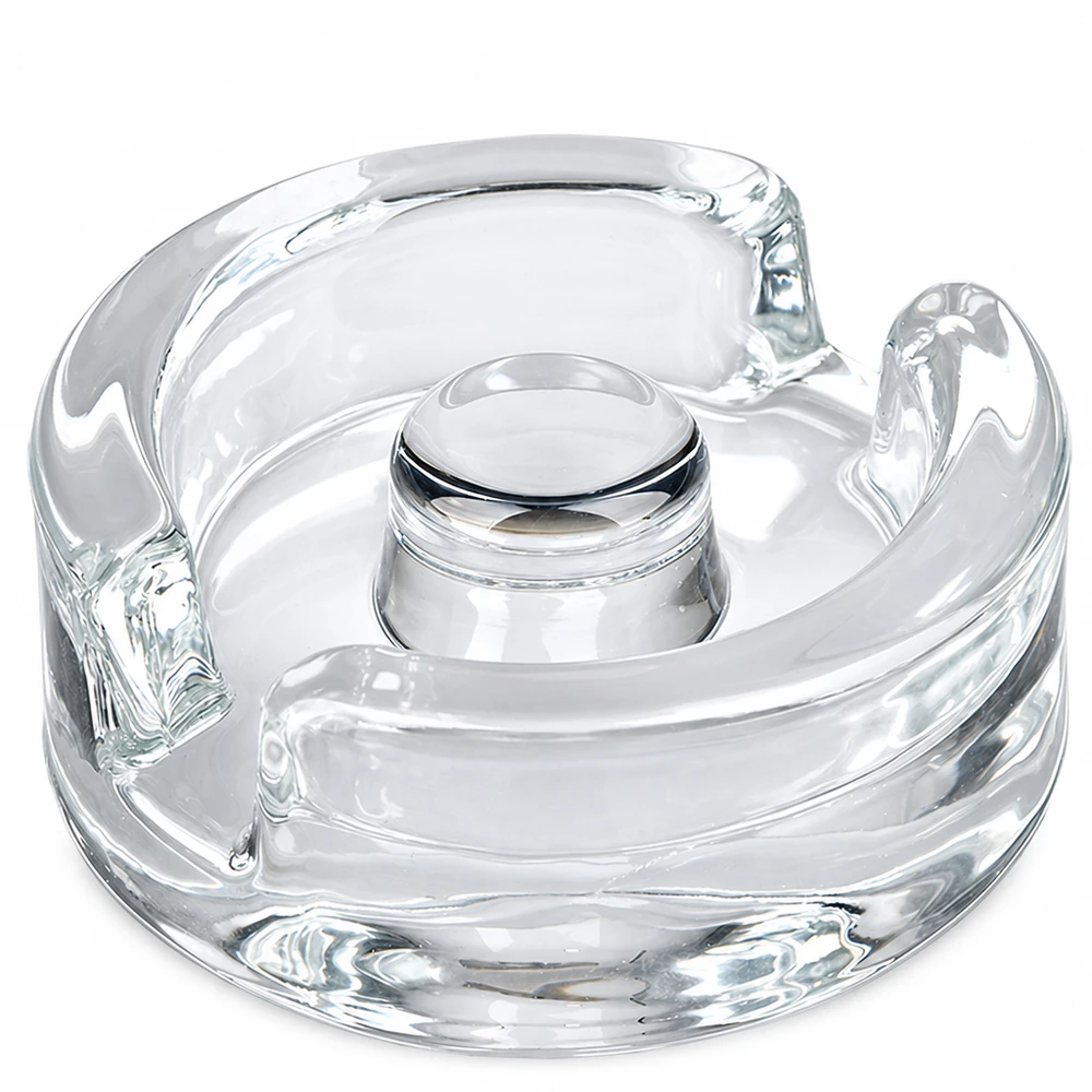 Fermentier-Glasgewichte mit Griff 4er Set UNiTWIST Einzelnes Fermentier-Glasgewicht UNiTWIST mit ergonomischem Griff aus klarem Glas für Einmachgläser