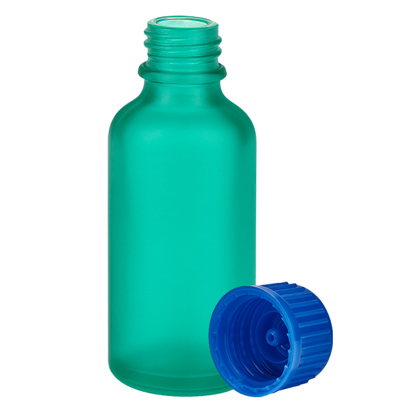 50ml Flasche 11mm Schraubverschluss blau Standard GreenLine UT18/50 50ml Flasche 11mm Schraubverschluss blau Standard GreenLine UT18/50