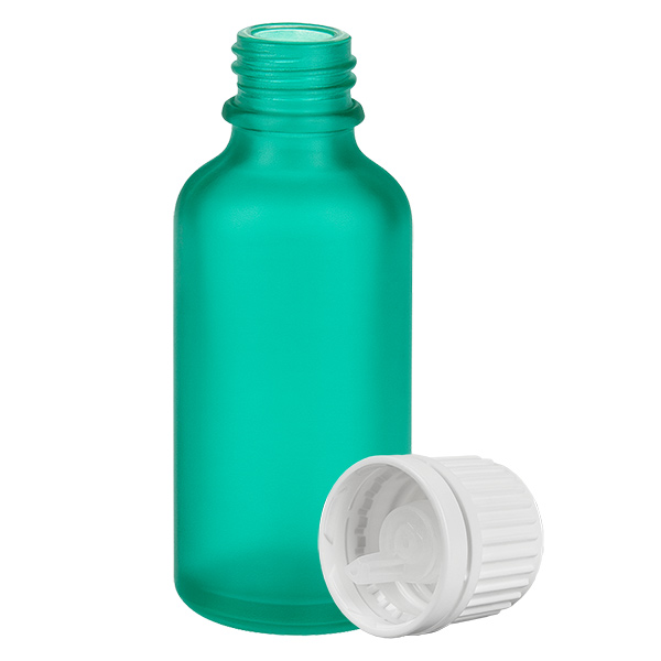 50ml Tropfflasche 0.7mm weiß Originalitätsverschluss GreenLine UT18/50