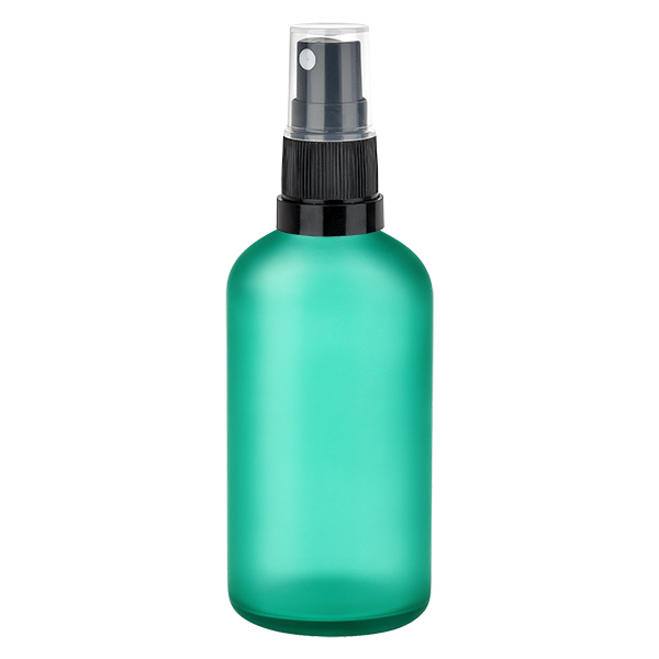 100ml Sprayflasche schwarz/transparent Standardverschluss GreenLine UT18/100 100ml Sprayflasche schwarz/transparent Standardverschluss GreenLine UT18/100