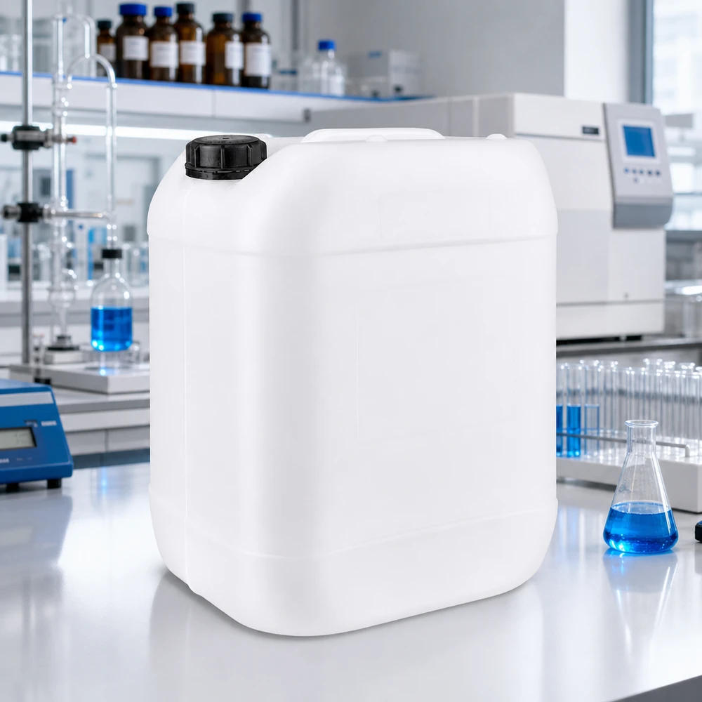 Kanister 20 Liter mit Schraubverschluss Originalitätsverschluss Säurefester Kunststoffbehälter 20 Liter mit UN-Zulassung und Originalverschluss