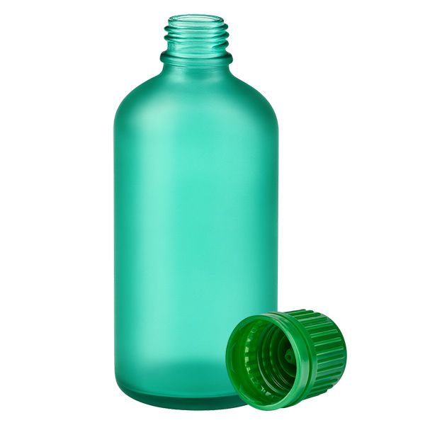 100ml Flasche 11mm Schraubverschluss grün Originalitätsverschluss GreenLine UT18/100 100ml Flasche 11mm Schraubverschluss grün Originalitätsverschluss GreenLine UT18/100
