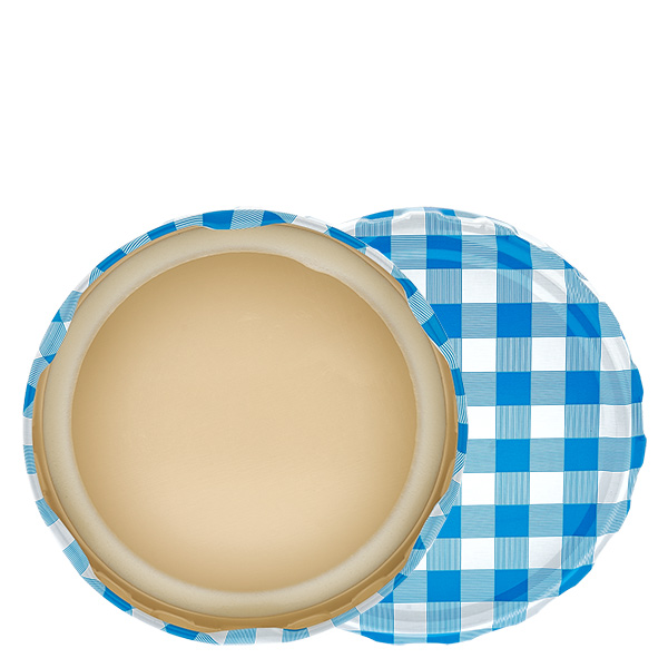 82mm BasicSeal Deckel karo blau/weiß (TO82) UNiTWIST