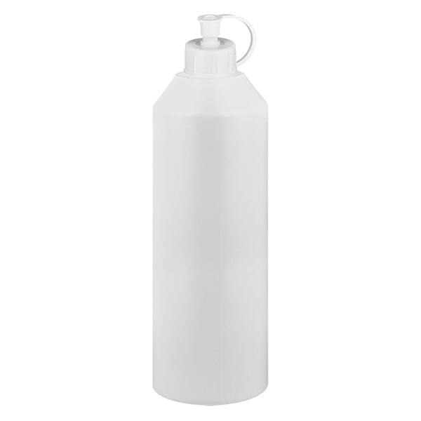Apothekenflasche HDPE 250ml weiß mit Spritzverschluss Apothekenflasche HDPE 250ml weiß mit Spritzverschluss