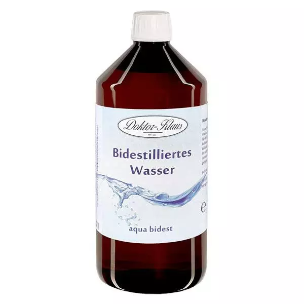 Bidestilliertes Wasser 1L Doktor-Klaus