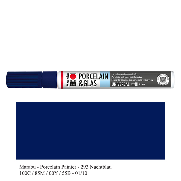 Malstift Nachtblau 1-2mm für Glas/Porzellan Malstift Nachtblau 1-2mm für Glas/Porzellan