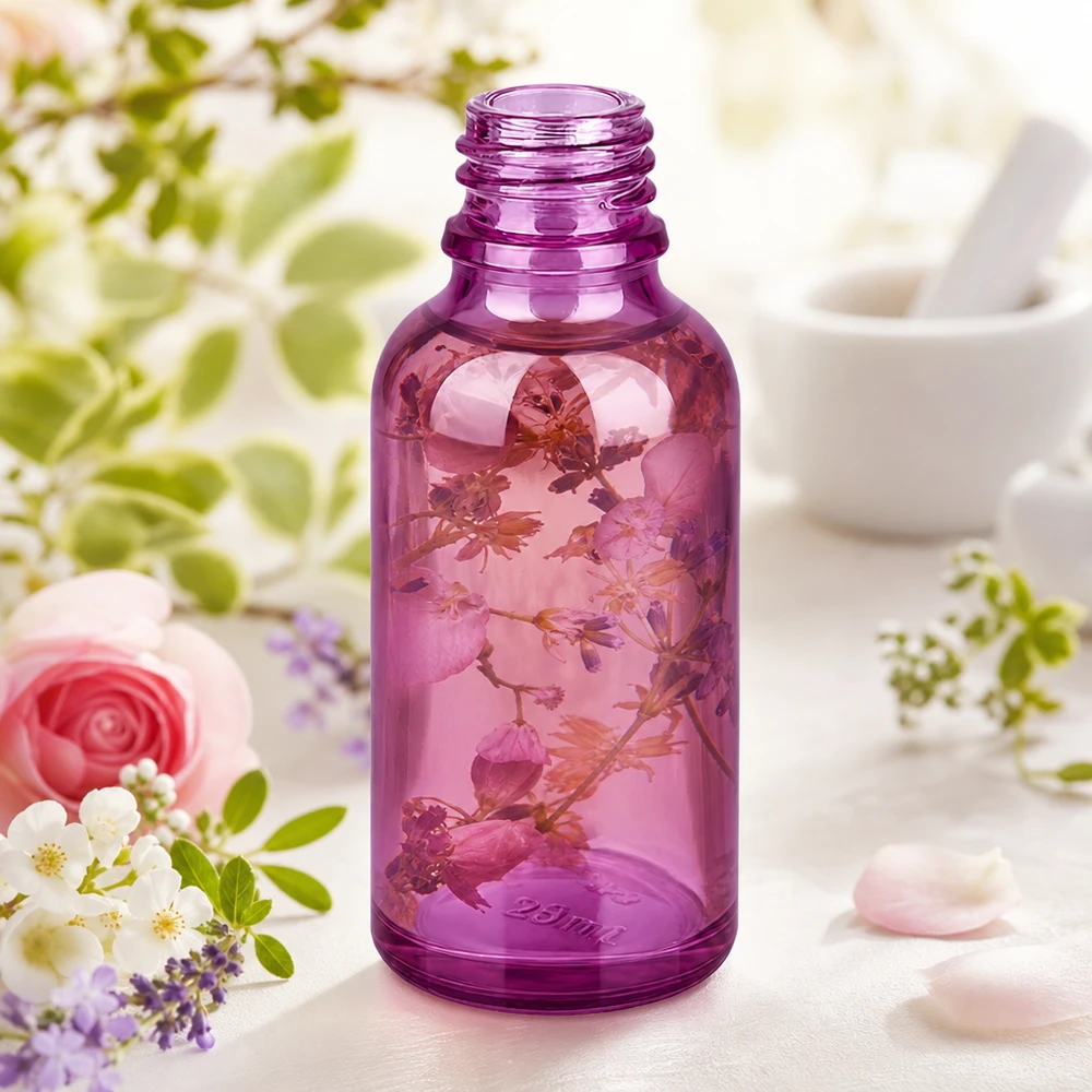 PurpleLine 30ml Apothekerglas mit matter Oberfläche und professionellem Design