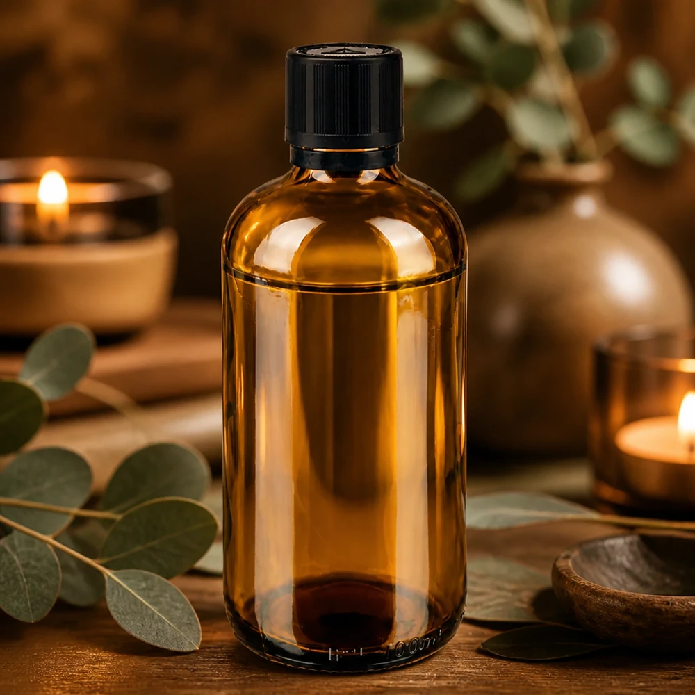 Medizinglas 100ml mit schwarzem Sicherheitsverschluss und präziser 1mm Tropfvorrichtung