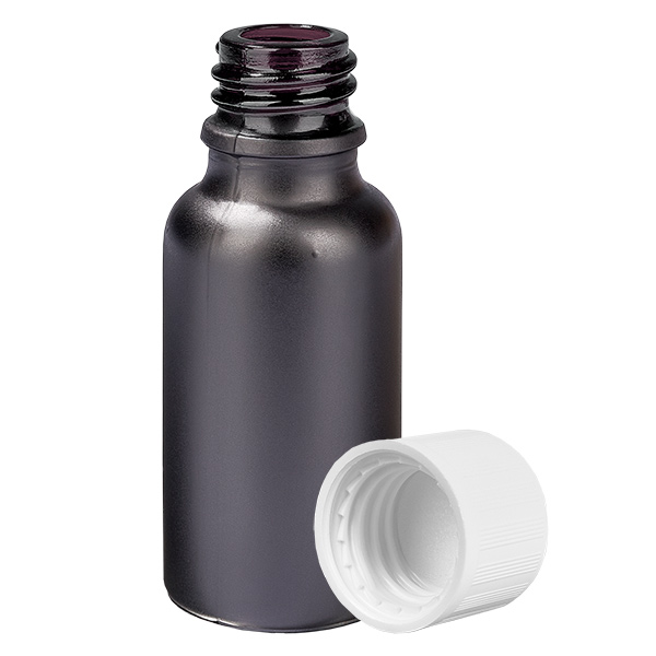 20ml Flasche 11mm Schraubverschluss weiß Standard Kindersicherung BlackLine UT18/20 20ml Flasche 11mm Schraubverschluss weiß Standard Kindersicherung BlackLine UT18/20