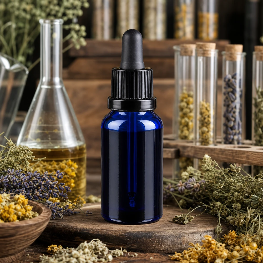 20ml Pipettenflasche schwarz Originalitätsverschluss BlueLine UT18/20 20ml Pipettenflasche mit schwarzem OV Verschluss - wiederverwendbar und umweltfreundlich