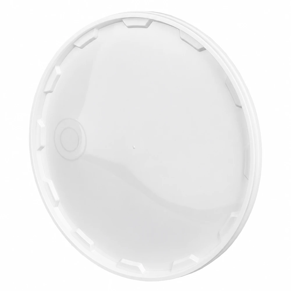 Weißer Ersatzdeckel aus robustem Polypropylen für Standard 10,7L Eimer