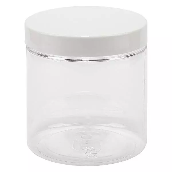 Petpacker 250ml glasklar Öffnung 70mm inkl. Deckel
