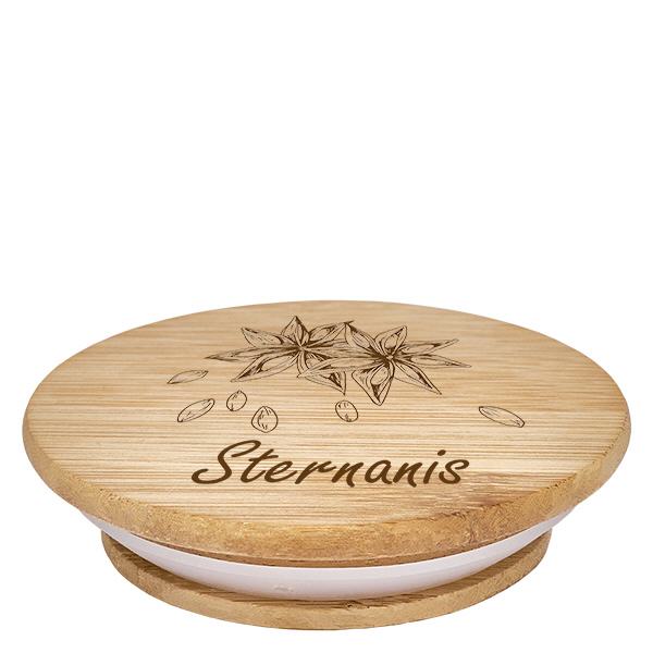 Holzdeckel "Sternanis" für WECK RR60