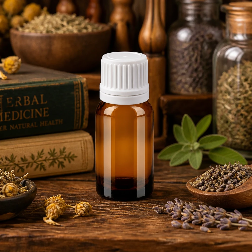 Professionelle 10ml Braunglasflasche mit dichtem Verschluss für Wellness und Naturkosmetik