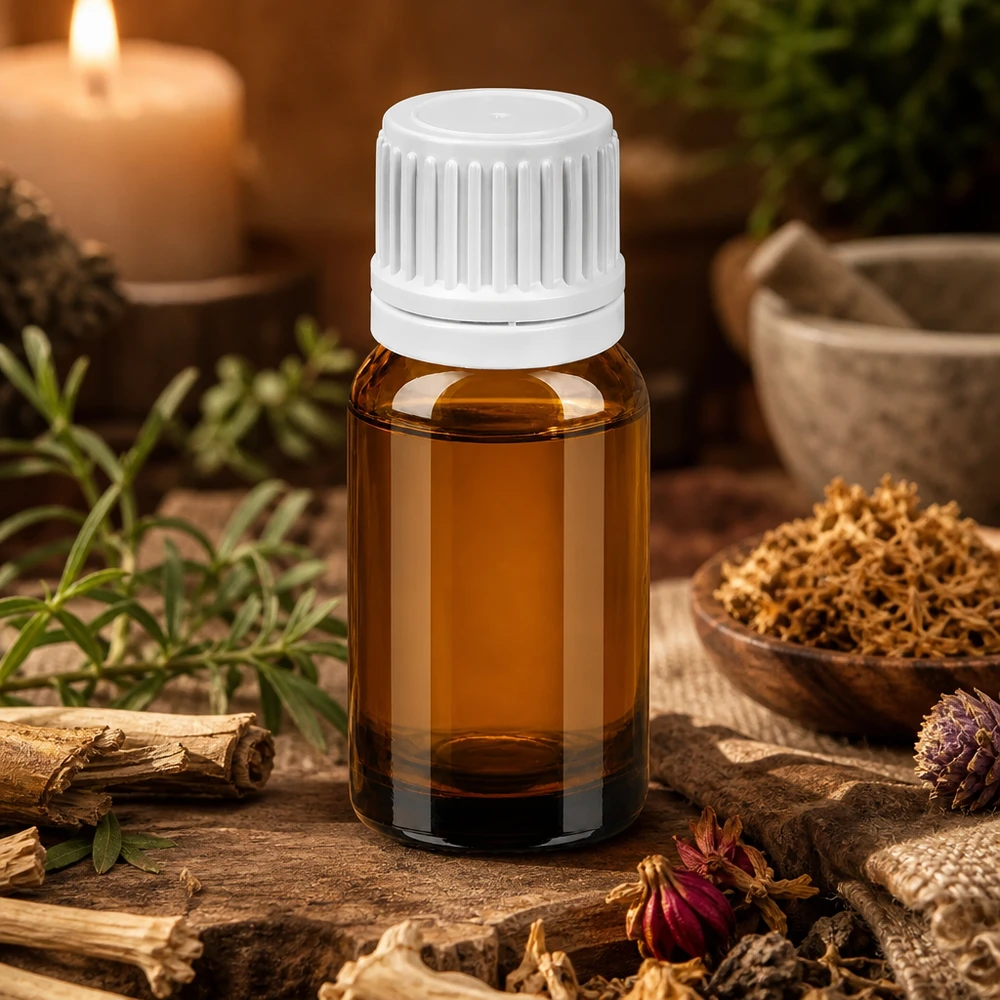 10ml Flasche 11mm Schraubverschluss weiß Originalitätsverschluss BrownLine UT18/10 Nachhaltige 10ml Glasflasche in Braun mit wiederverwendbarem weißem Verschluss umweltfreundlich