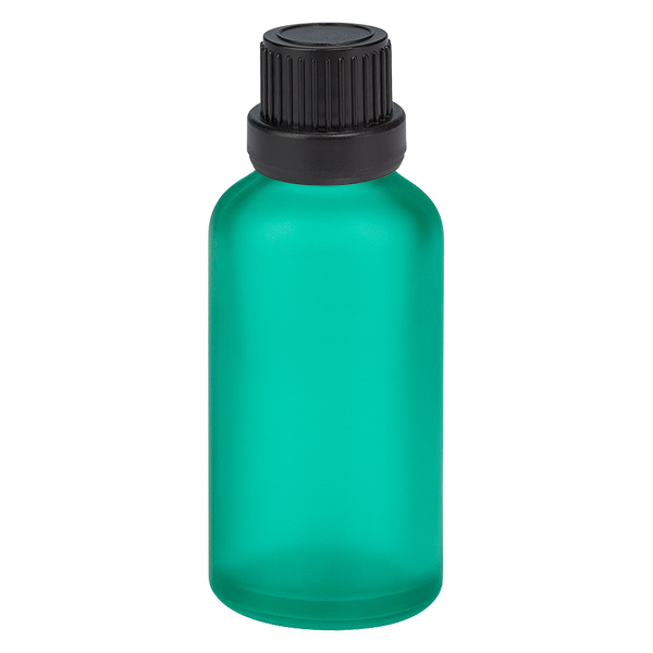 50ml Flasche 11mm Schraubverschluss schwarz Originalitätsverschluss GreenLine UT18/50