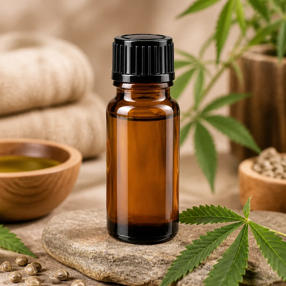 Kompakte 10ml ApoGlas Tropfflasche STD mit schwarzem Verschluss für Naturkosmetik und Öle