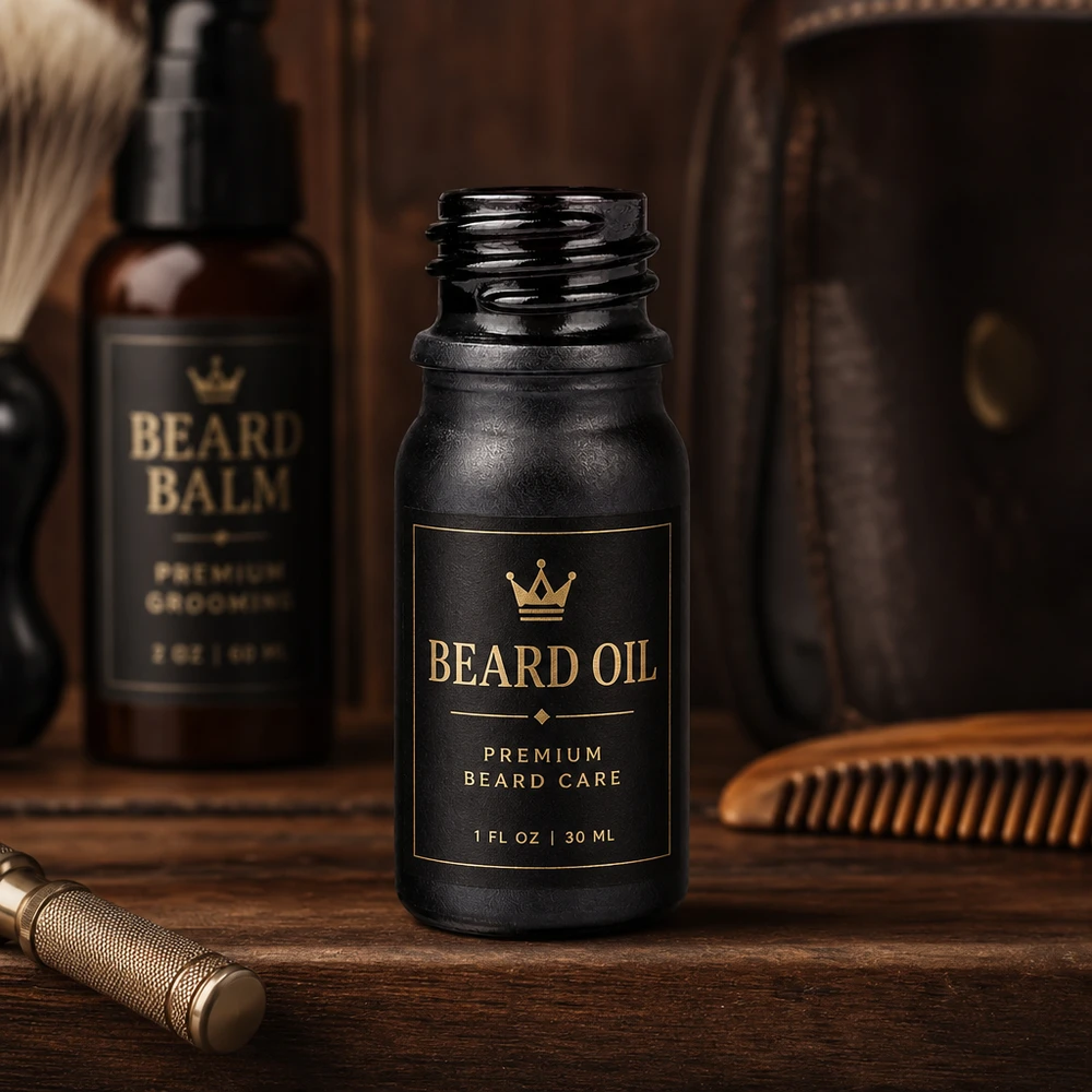 Edle 5ml BlackLine Apothekenflasche UT18/5 UNiTWIST für exklusive Seren und Konzentrate