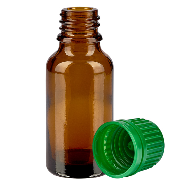20ml Flasche 11mm Schraubverschluss grün Originalitätsverschluss BrownLine UT18/20 20ml Flasche 11mm Schraubverschluss grün Originalitätsverschluss BrownLine UT18/20