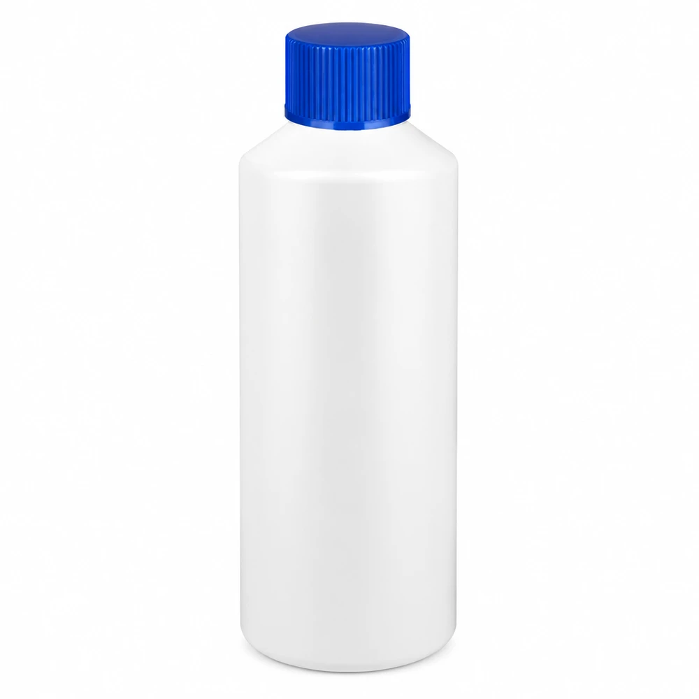 Pharmazeutische HDPE Flasche 100ml Weiß mit blauem SV ideal für medizinische Anwendungen