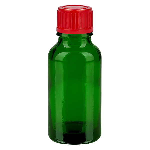 20ml Flasche 11mm Schraubverschluss rot Standard GreenLine UT18/20 20ml Flasche 11mm Schraubverschluss rot Standard GreenLine UT18/20