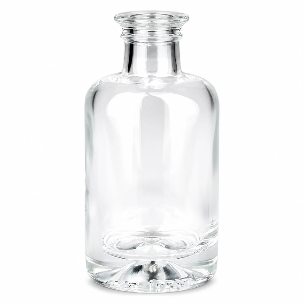 100ml Glasflasche Sofia transparent ohne Verschluss UNiTWIST leere Flasche aus klarem Glas