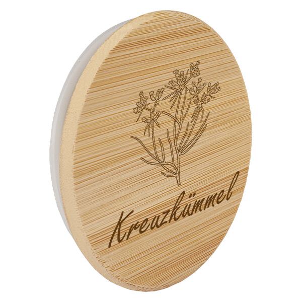 Holzdeckel "Kreuzkümmel" für WECK RR60 Holzdeckel "Kreuzkümmel" für WECK RR60