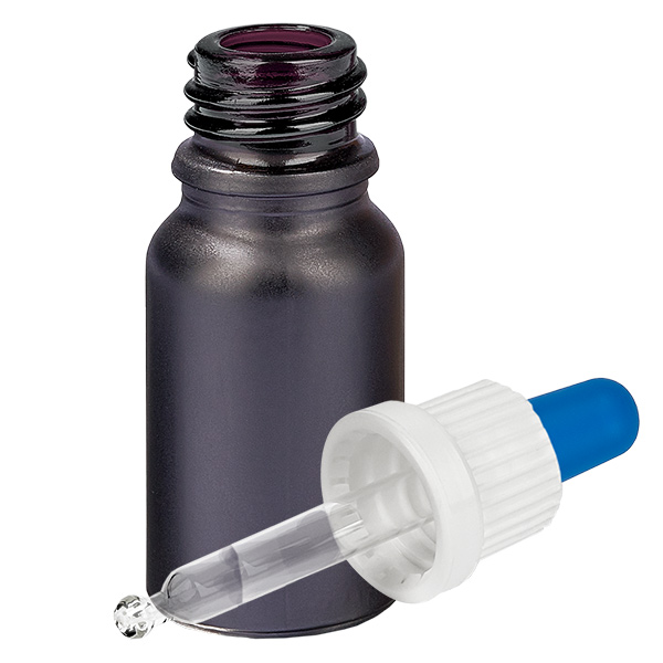 10ml Pipettenflasche weiß/blau Originalitätsverschluss BlackLine UT18/10 10ml Pipettenflasche weiß/blau Originalitätsverschluss BlackLine UT18/10