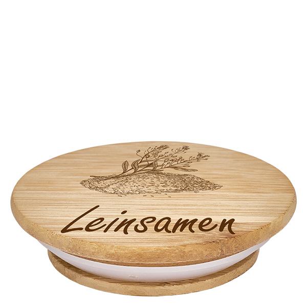Holzdeckel "Leinsamen" für WECK RR100 Holzdeckel "Leinsamen" für WECK RR100