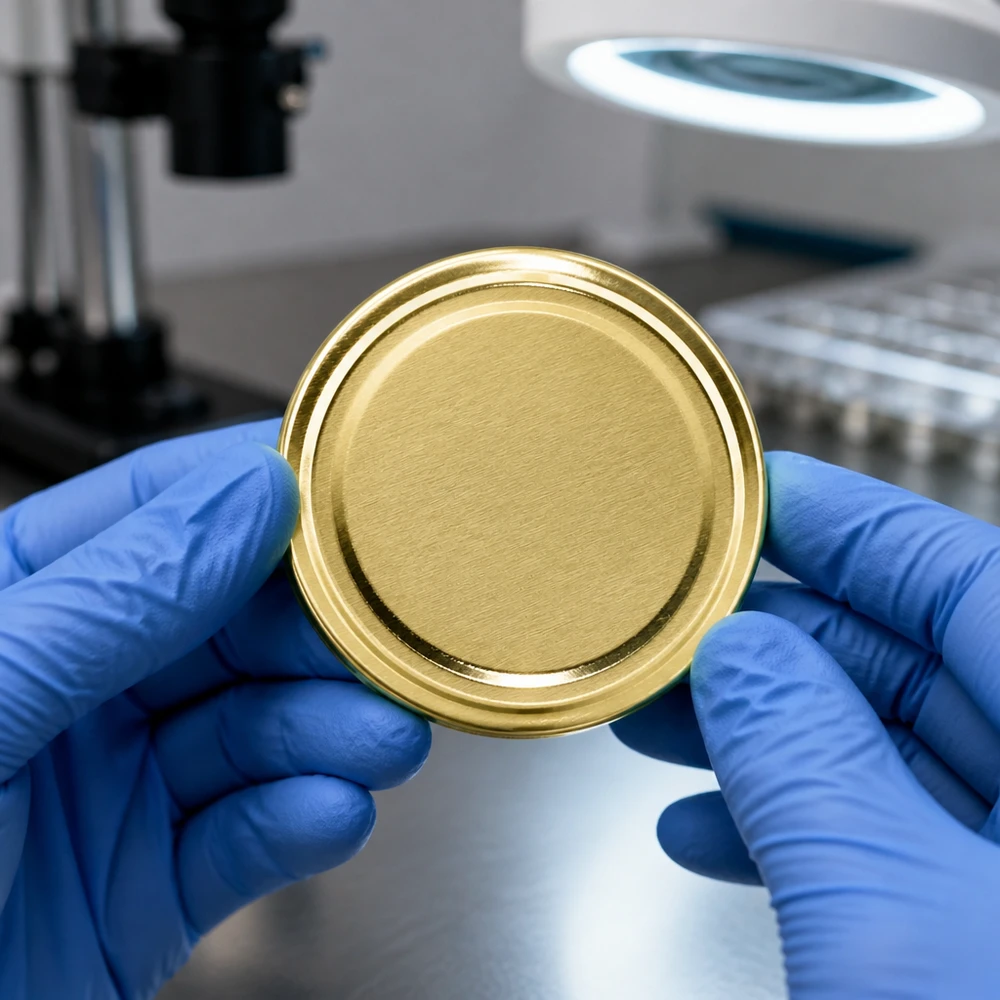 70mm BioSeal Deckel gold (TO70) UNiTWIST UNiTWIST TO70 goldener Schraubdeckel Materialkontrolle Labor BioSeal unitemp BPA-frei