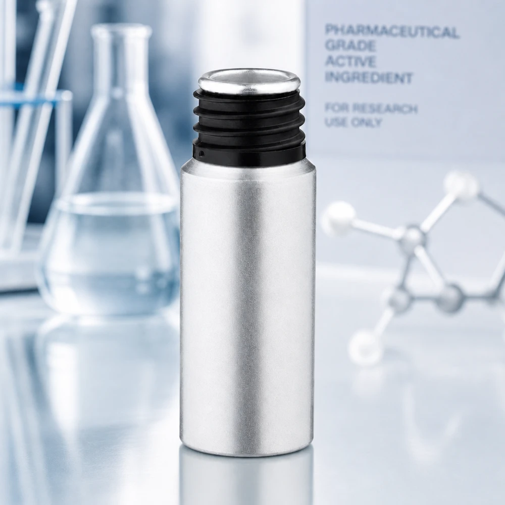 Verschließbare 20ml gebeizte Aluflasche mit dichtem Gewinde für langfristige Lagerung