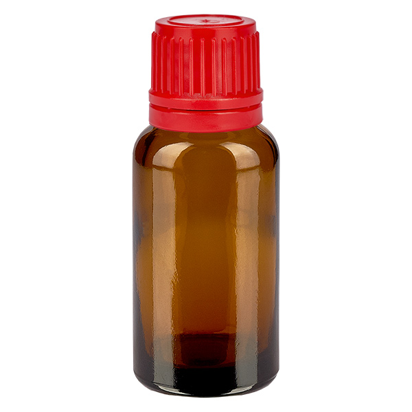 20ml Flasche 11mm Schraubverschluss rot Originalitätsverschluss BrownLine UT18/20 20ml Flasche 11mm Schraubverschluss rot Originalitätsverschluss BrownLine UT18/20