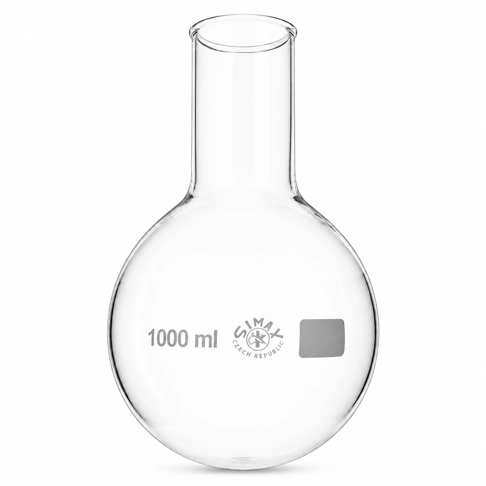 Professioneller 1000ml Rundkolben mit weiter Öffnung für Laborexperimente und Analytik