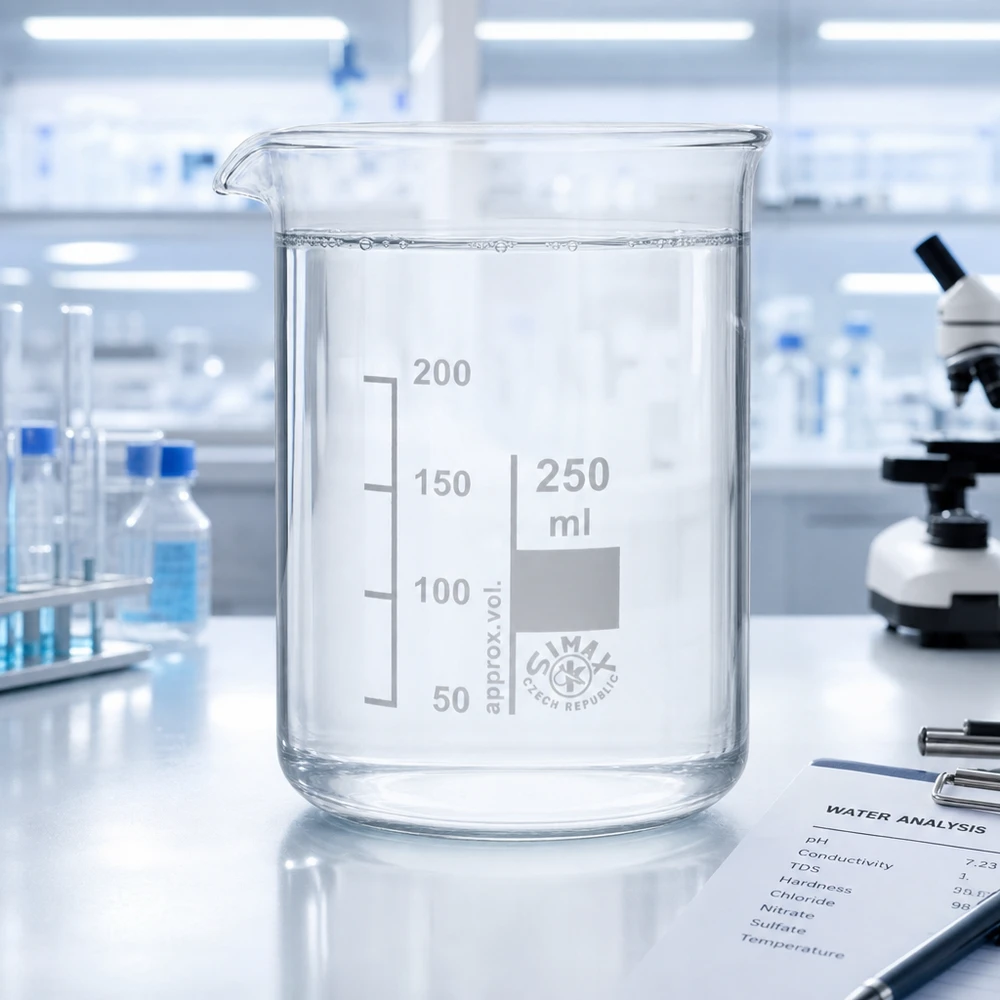Becherglas 250ml Borosilikatglas, niedrige Form Vielseitiges Becherglas 250ml Laborbedarf aus robustem Borosilikatglas für Forschung und Entwicklung