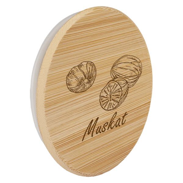 Holzdeckel "Muskat" für WECK RR60 Holzdeckel "Muskat" für WECK RR60